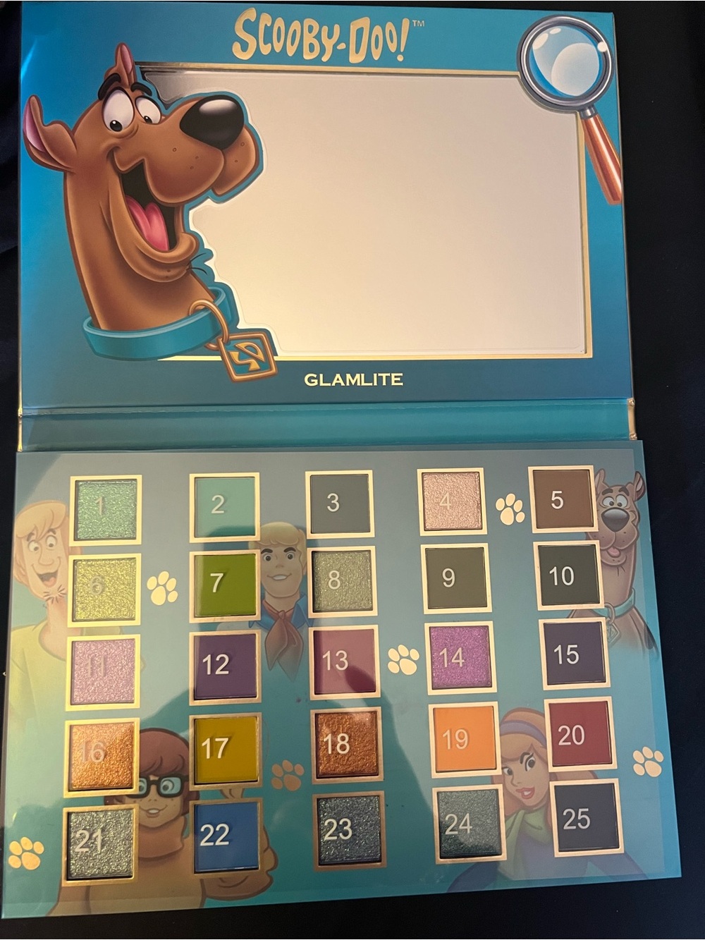 Scooby-Doo Eyeshadow Palette — Teal / Blue / Green